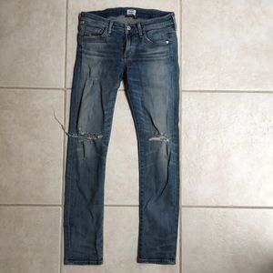 Citizens of Humanity "Racer" low rise skinny 27